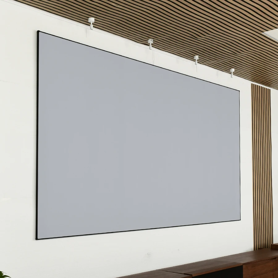 

Anti‑Speckle 16:9 ALR Fixed Frame Projector Screen Ultra HD 3D Ready Home Theater Wall Mount for RGB Triple Laser Projector