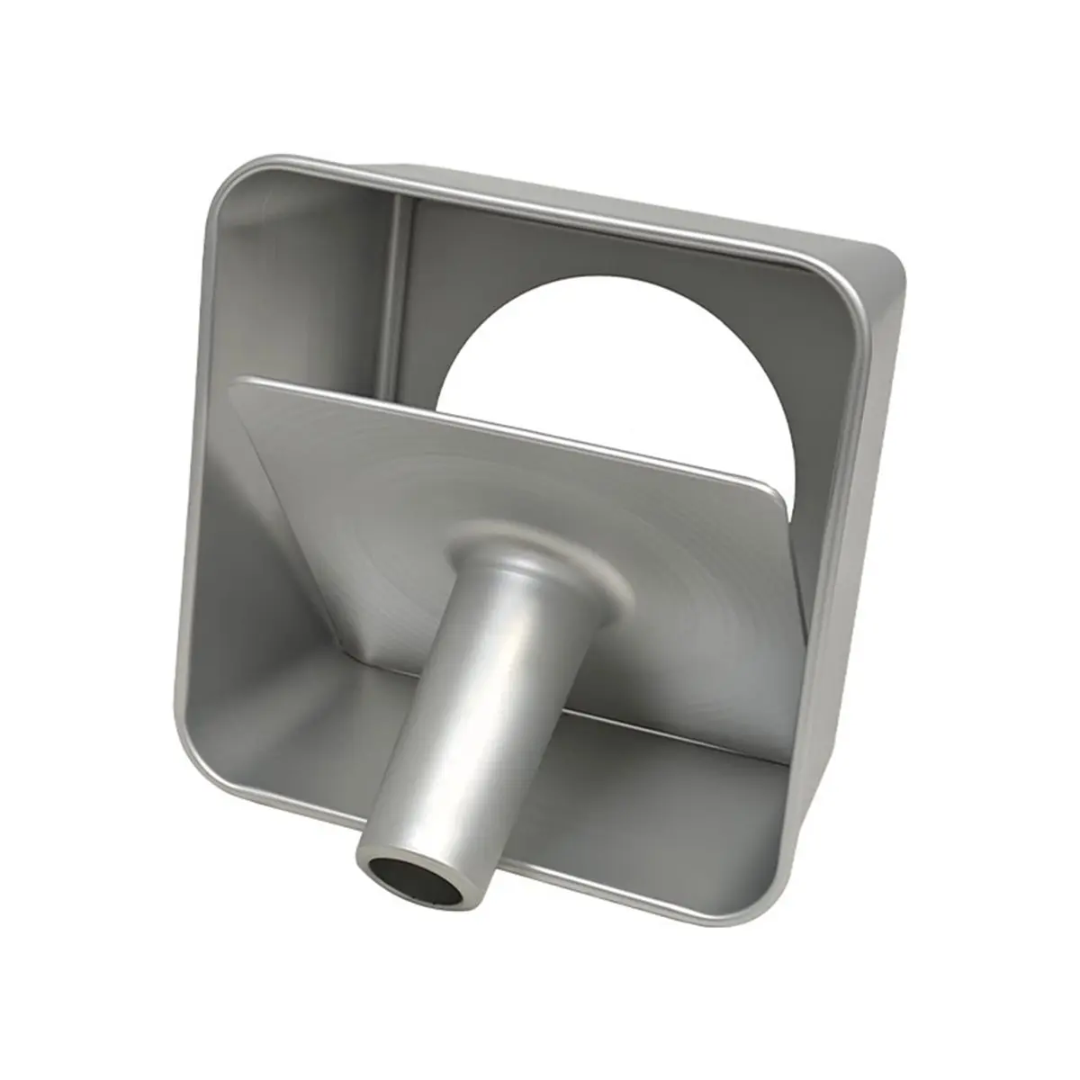 Utility Design Square Tube Cake Pan,18-Cup Recipes, 9 Inch Anodized Aluminum Angel Food, Chiffon & Pound Cake Pan 9 X 9 X 4.5 in