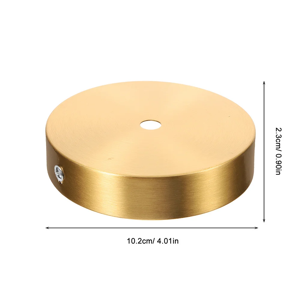 2pcs Brass Ceiling Canopy For Chandelier Modern Pendant Light Base Plate Diy Design Wall Lamp Mount Hanging Fixture Hardware