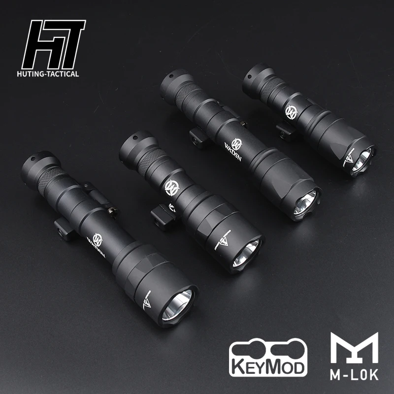 M300 M340 M600 M640 Weapon Light White LED Light with Switch tail Constant Remote Hunting Mlok/keymod/Picatinny Mount Flashlight