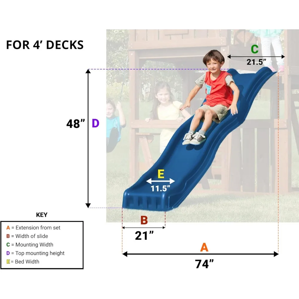 Swing-N-Slide Cool Wave Juego de columpios azul