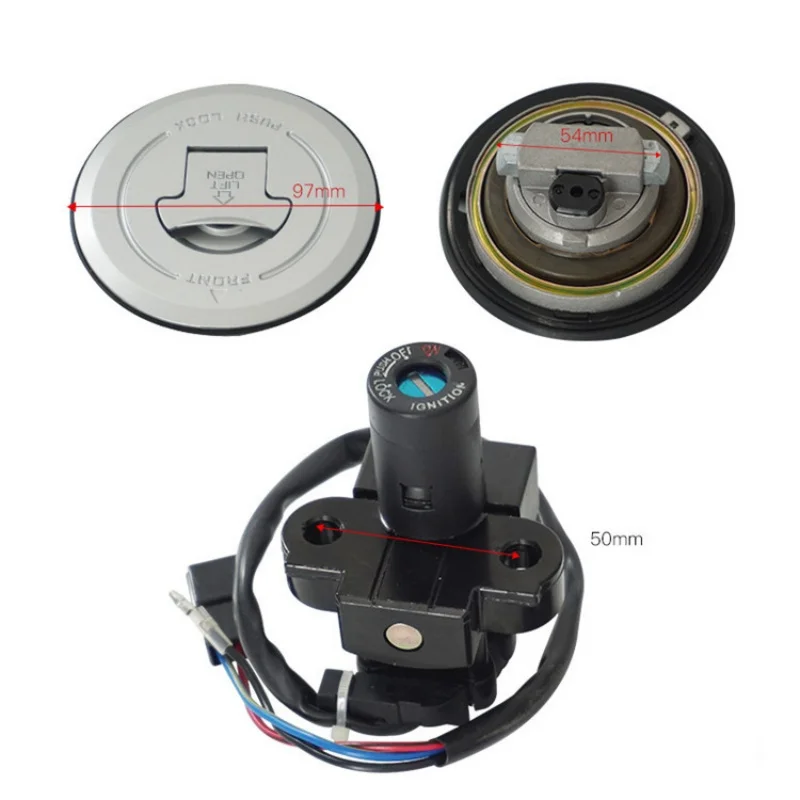 

Motorcycle Accessories Fuel Tank Cap Cover Lock Electric Door Lock Tap Lock Fits For Honda CBR250 2011-2013 500 600 250R