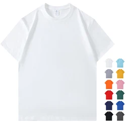 100 Cotton Basic White T Shirt Unisex Wholesale Summer Short Sleeve Tee Shirt Men Crew Neck Tshirts For Men Playeras De Hombre