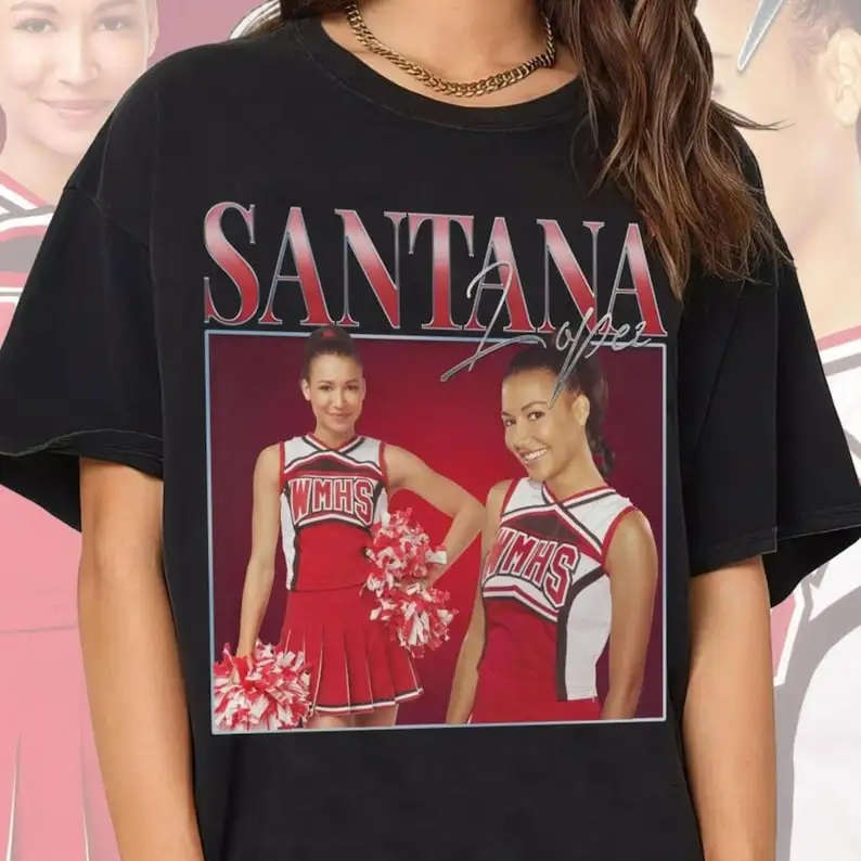 Santana Lopez, SantanaLopez, Unisex Style Gift for Fans, T-shirt, Crew Sweatshirt, and Hooded, Vintage Homage Thicthinhichthoi-T