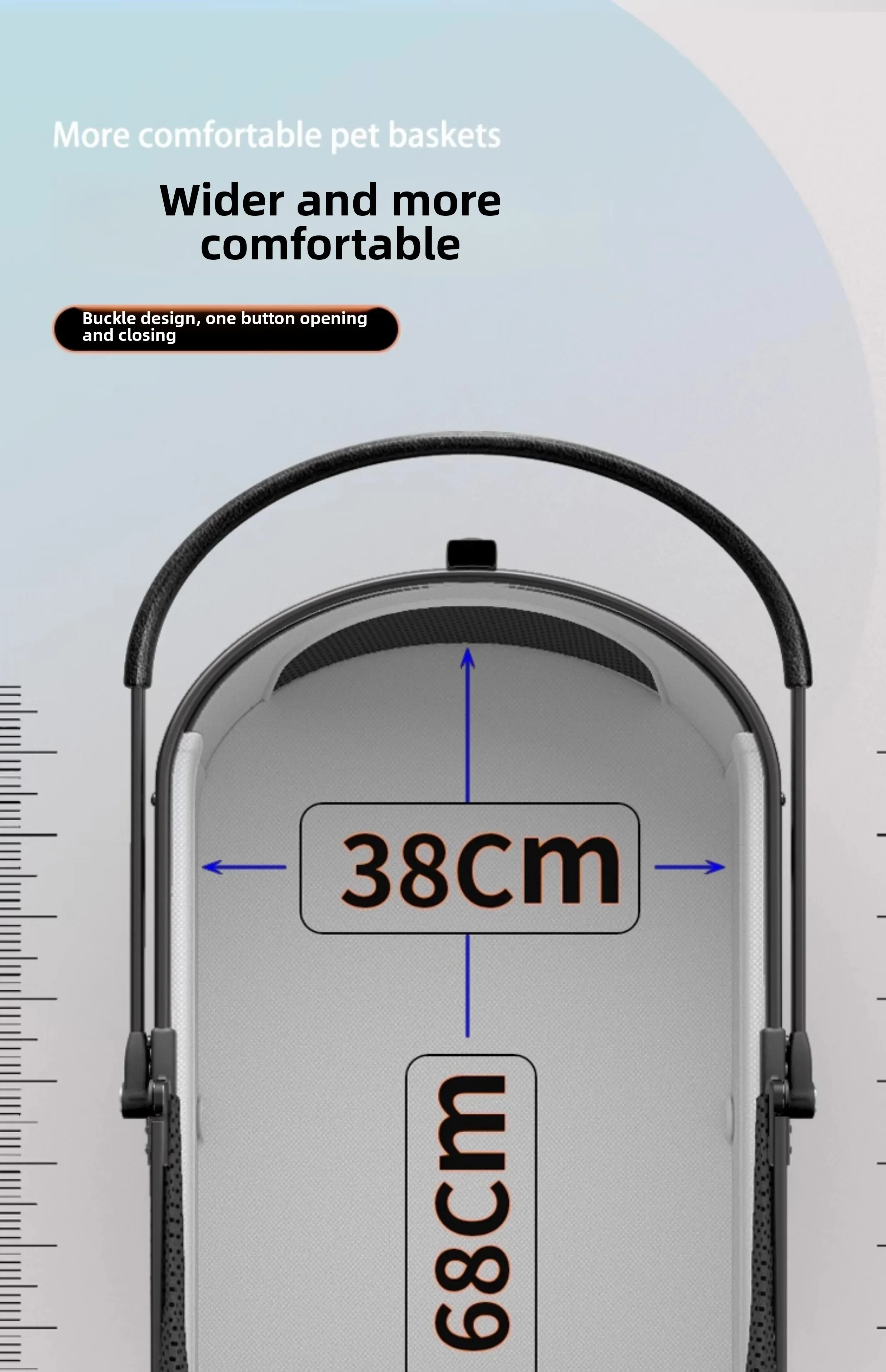 Adjustable Comfortable Backpack Dog Harness Portable Foldable Pet Stroller with Carriers Fabric Accessory for Cats for Travel