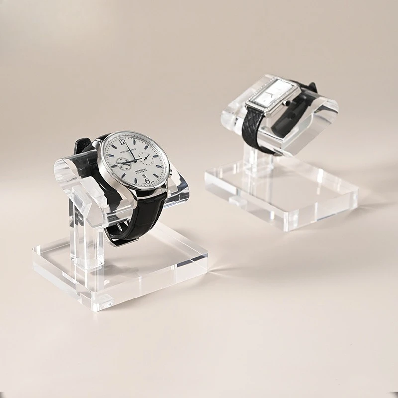 Luxury Acrylic Watch Display Stand Detachable Organizer for Wristwatch Bracelets Bangles Beads Window Showcase Props