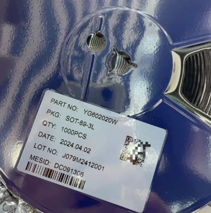 

100pcs YG602020W SOT-89 100MHz to 6000MHz 5G Power amplifier, gain amplifier, low-noise transistor