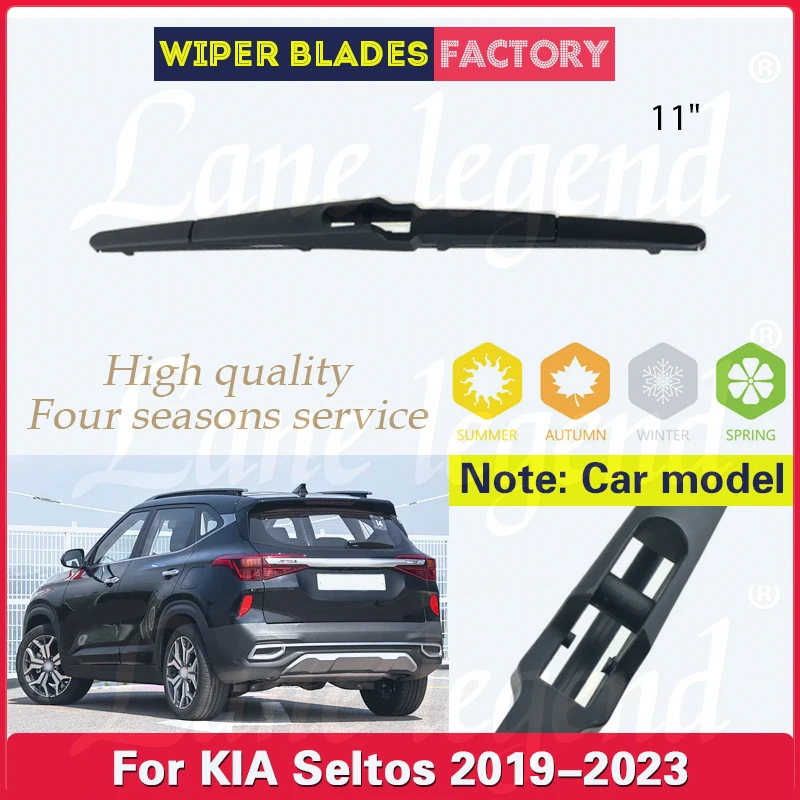 

Car Wiper For Kia Seltos 2019 2020 2021 2022 2023 11" Rear Wiper Blade Windshield Windscreen Clean Tailgate Window Rain Brush