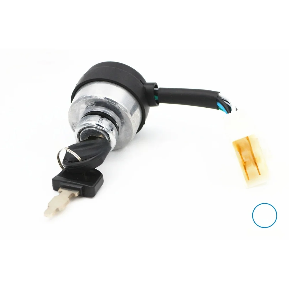 Generator Starter Ignition Key Switch 2-5kW Compatible Dual Gear Mechanism Locking Mechanism Easy Installation