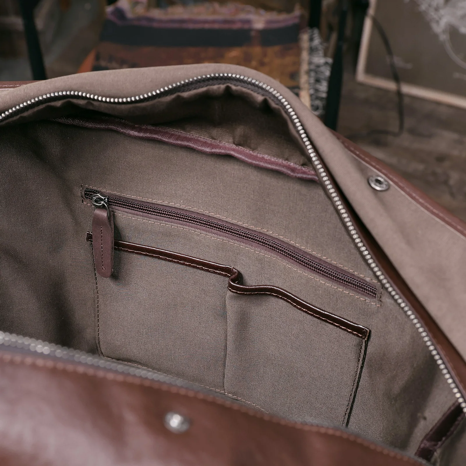 S.WORKER Vintage Echtleder Weekender Reisetasche Herren Top-Grain Rindsleder Handtasche Modische Sporttasche Handgepäck – Detail 25