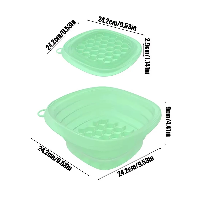 얼굴 얼음 목욕 그릇, 페이셜용 얼음 욕조, 접이식 얼음 페이셜 세면대, 가정 및 여행용 스킨케어 도구