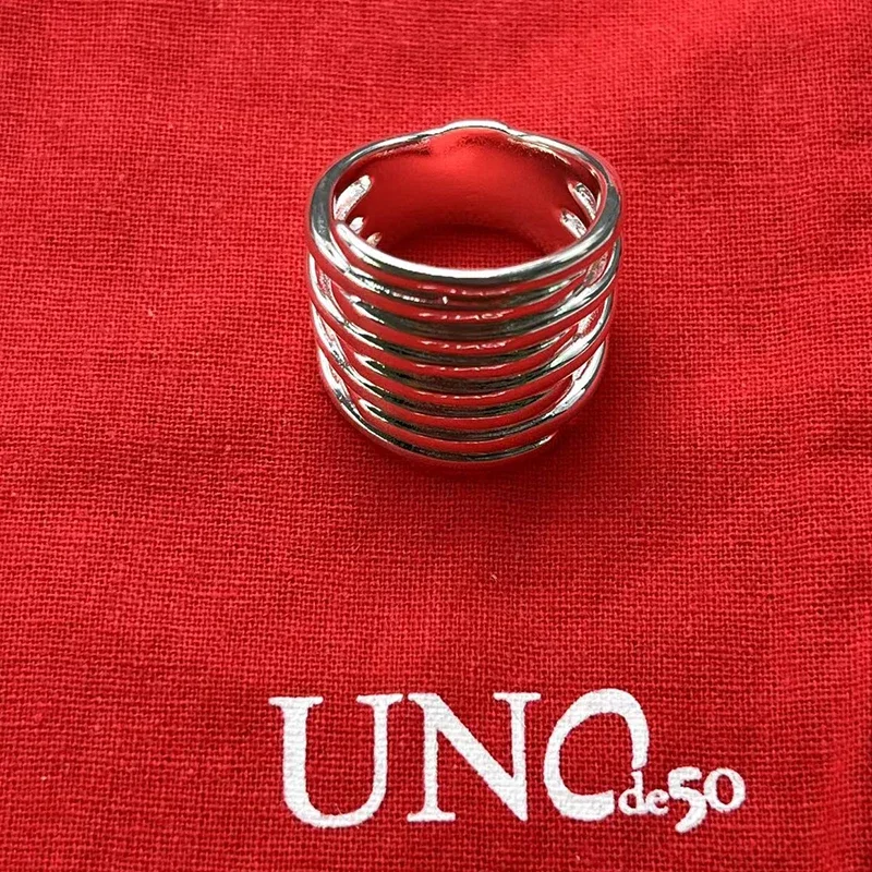 UNode50-anillo exquisito de alta calidad para mujer, bolsa de regalo de joyería romántica para vacaciones, moda europea y americana, gran oferta, 2023