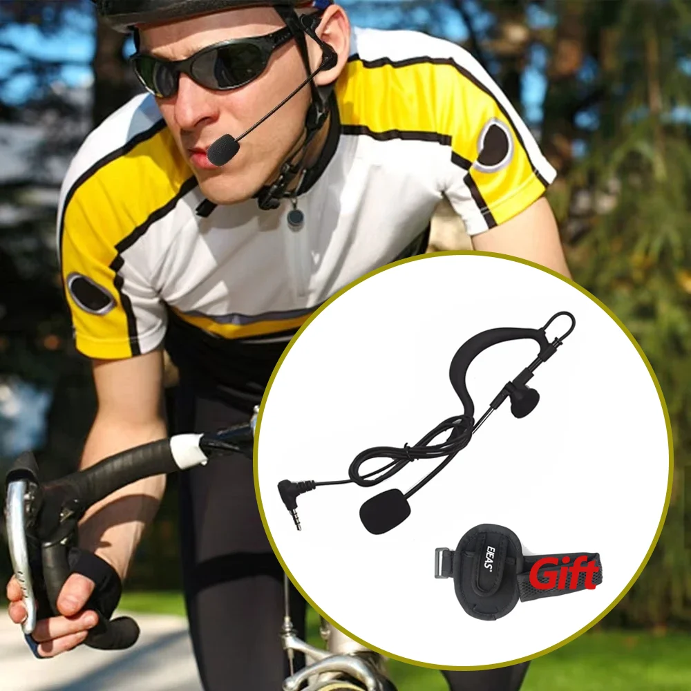 

1/2 шт. 3,5 мм штекерная гарнитура, правая гарнитура и сумка для гарнитуры, подходит для гарнитуры EJEAS V6C PRO FBIM V4C PLUS Referee