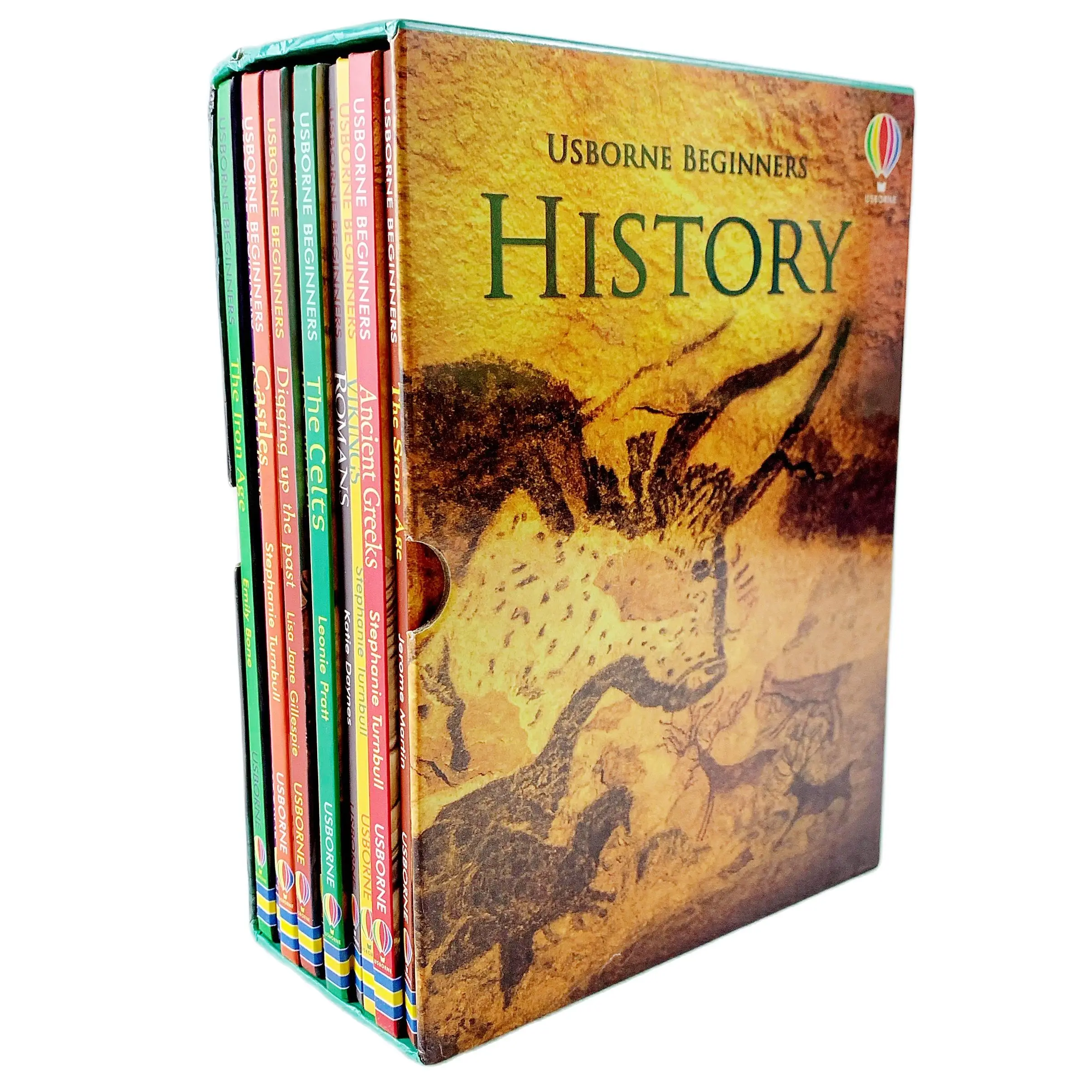 

10 Pcs/Set Beginners History Enlightenment Picture Book Kids Children English Popular Science Reading Books