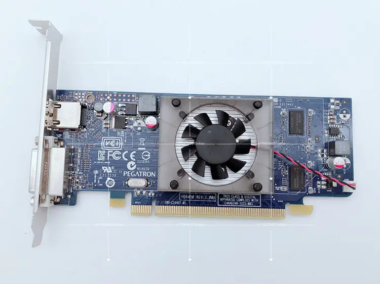 Disassemble HD6450 1GD3 Bright Machine Card PCI-E Graphics Card HDMI Full Height and Half Height