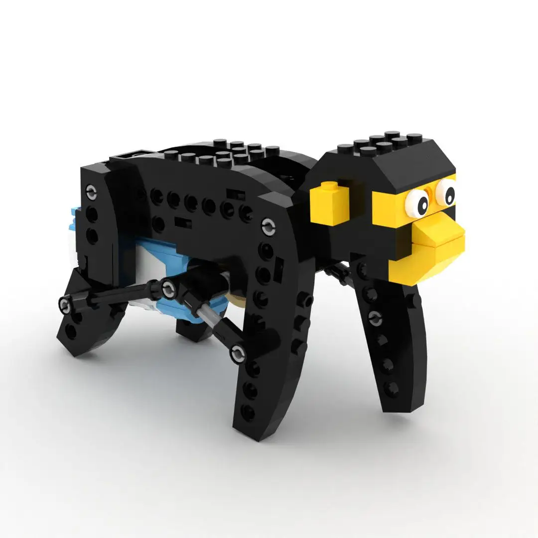 

Электрические конструкторы MOC: Фигурки горилл, модели обезьян, строительные блоки для детей, развивающие игрушки, подарок для детей