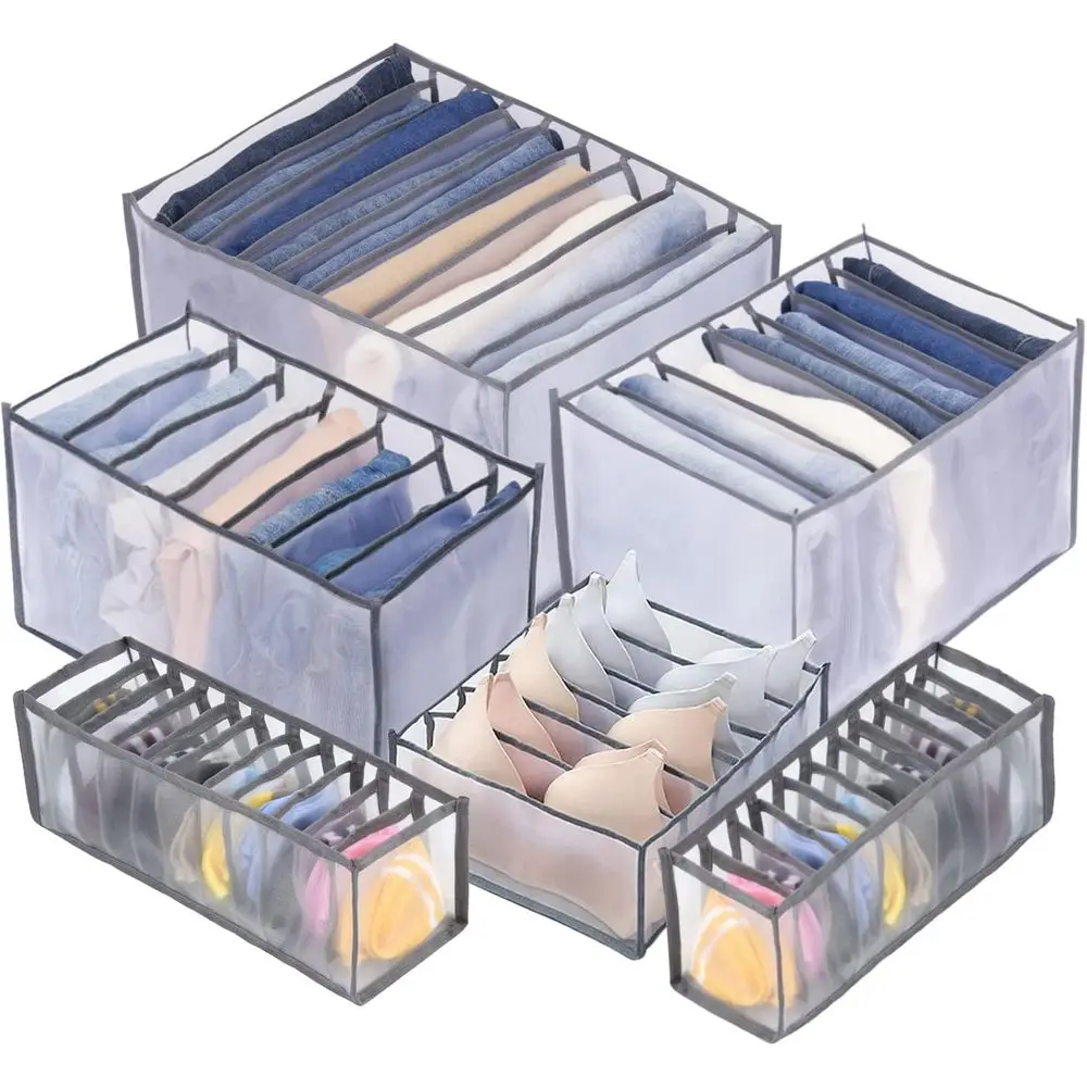 

Органайзер для одежды в шкаф, разделители для хранения в гардеробе, для брюк, рубашек, джинсов, футболок, бюстгальтеров, нижнего белья