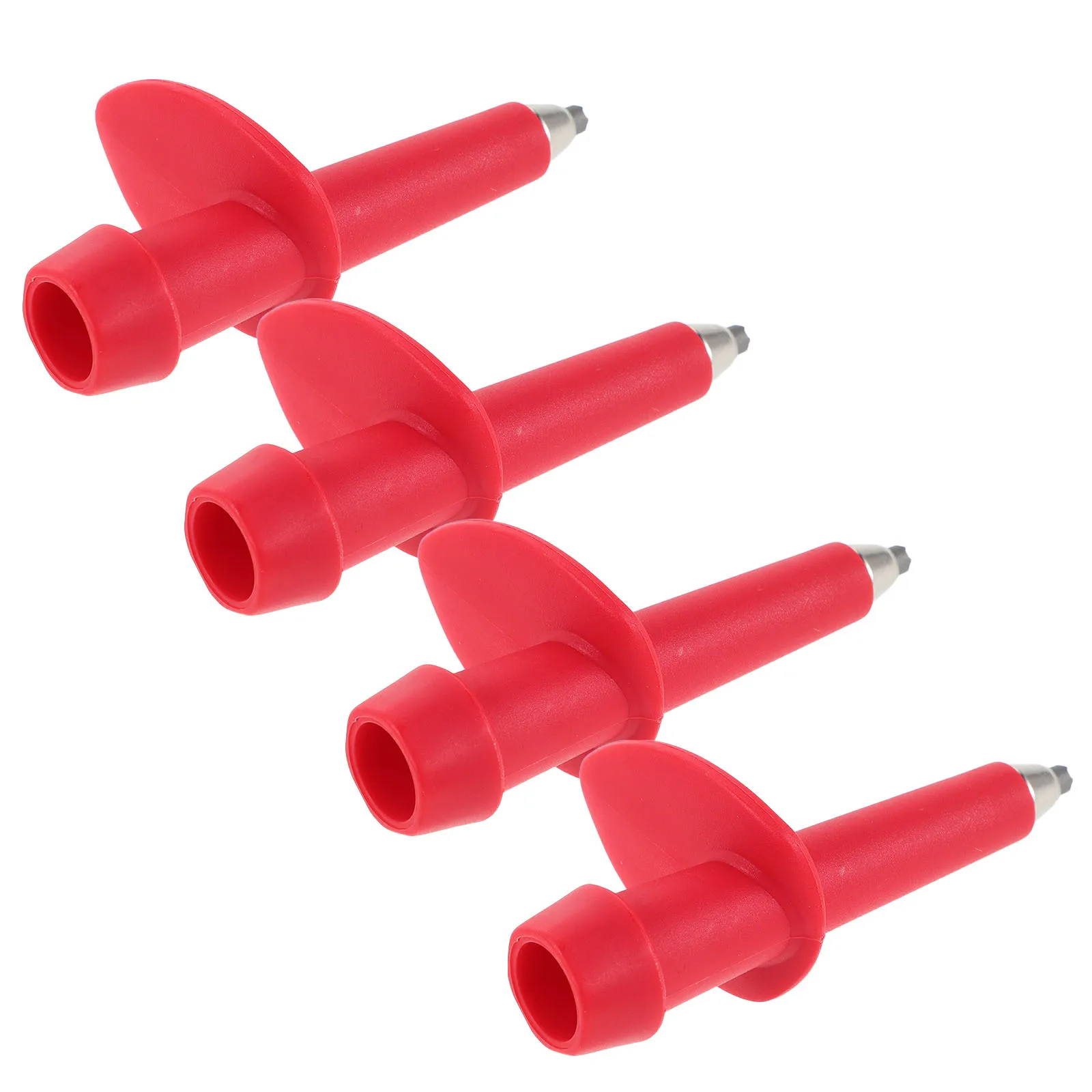 4 قطعة عصا للمشي لمسافات طويلة نصائح النايلون التنغستن الصلب العالمي صالح استبدال لرحلات التزلج القطب ينتهي قصب الملحقات #6