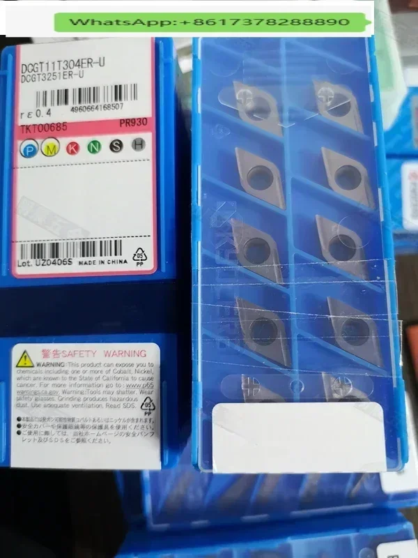 

10pcs Original genuine 55 degree CNC lathe blade DCGT11T302ER DCGT11T304ER-U PR930