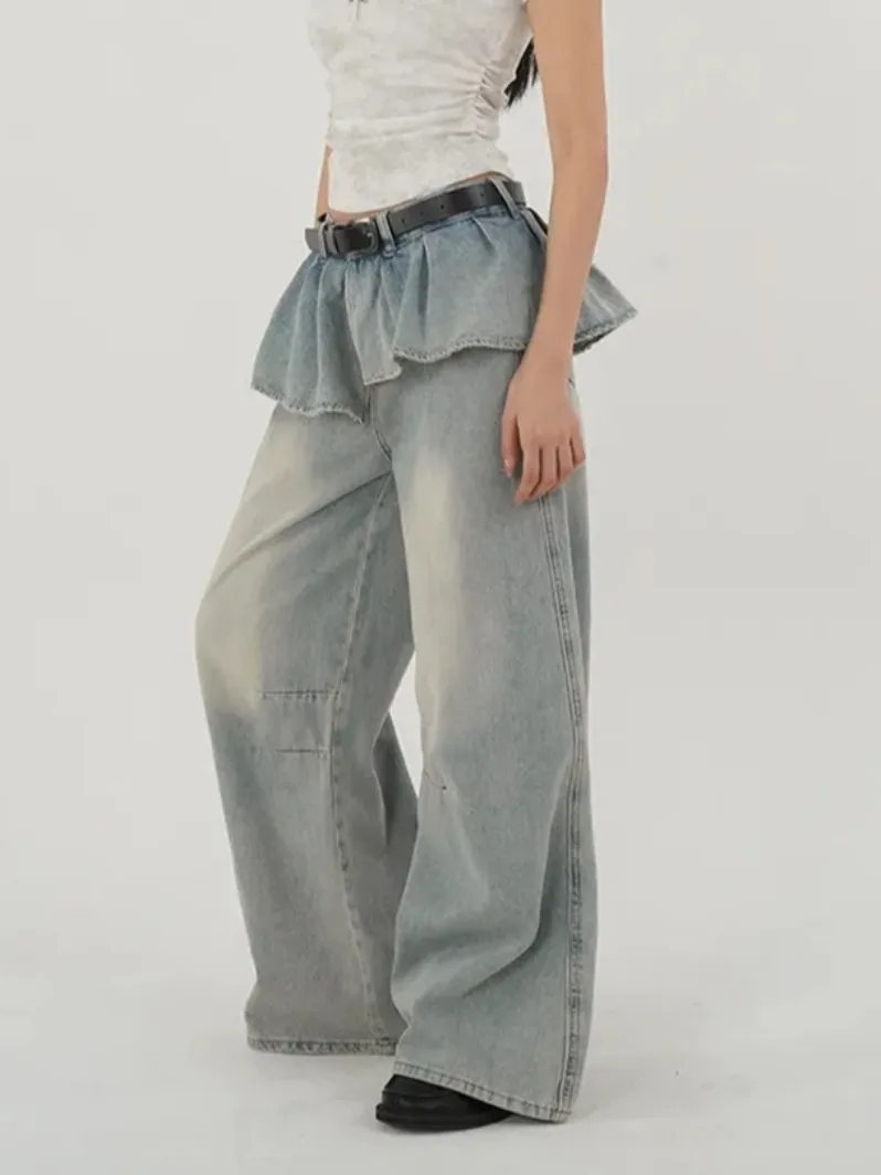 High Waist Slimming Jeans Women's Casual Faionable New 2025 Spring Summer Autumn High Hemline Denim Skinnies Ladies Trousers