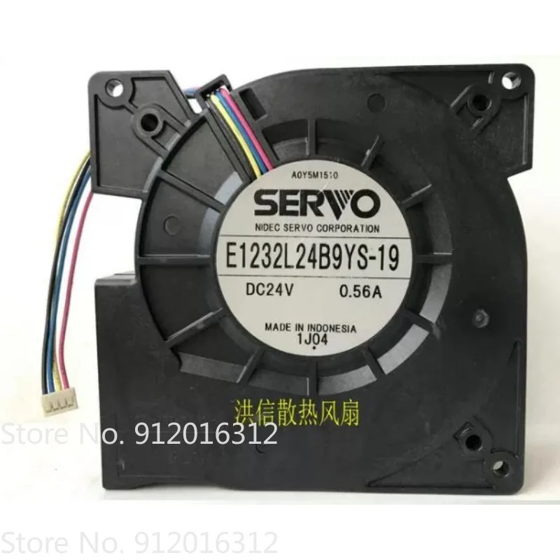 New Fan for Nidec SERVO E1232L24B9YS-19 DC24V 0.56A 12032 Turbo Blower Cooling Fan 120 * 120 * 32MM