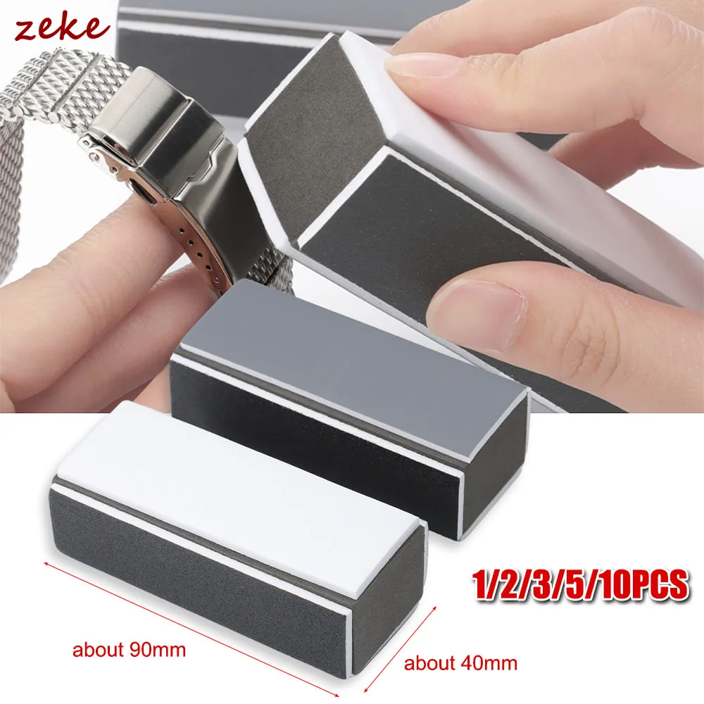For Watchmaker Watch Cleaner Rod Tools 4 Sides Mesh Polishing Files Wrist Watch Parts 1-10pcs Clean Polish Tool Rod Accessories