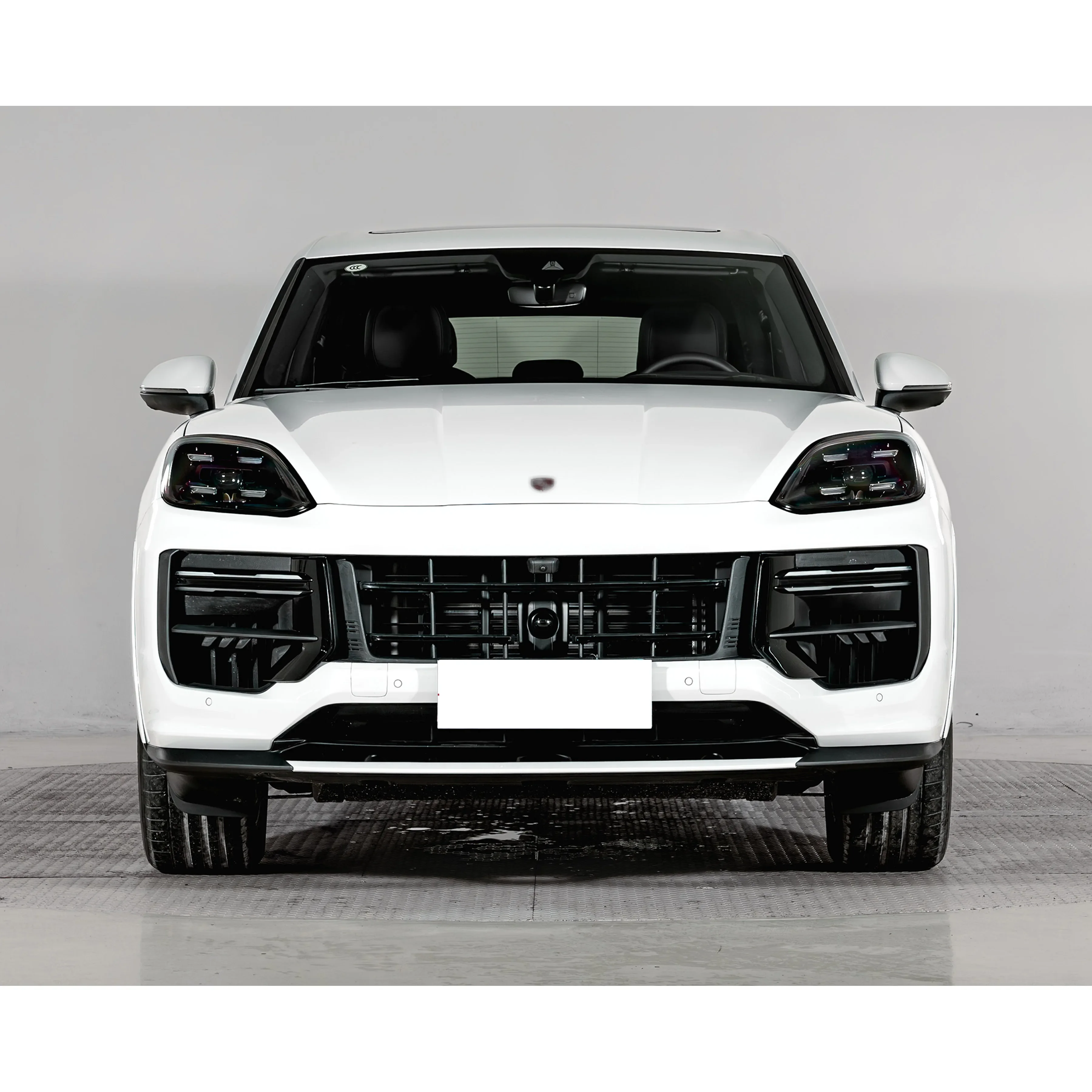 تجميل لـ Cayenne 2024-2025 9Y0.2 Turbo GT Turbo مجموعة المصد الأمامي القديم إلى الجديد #2