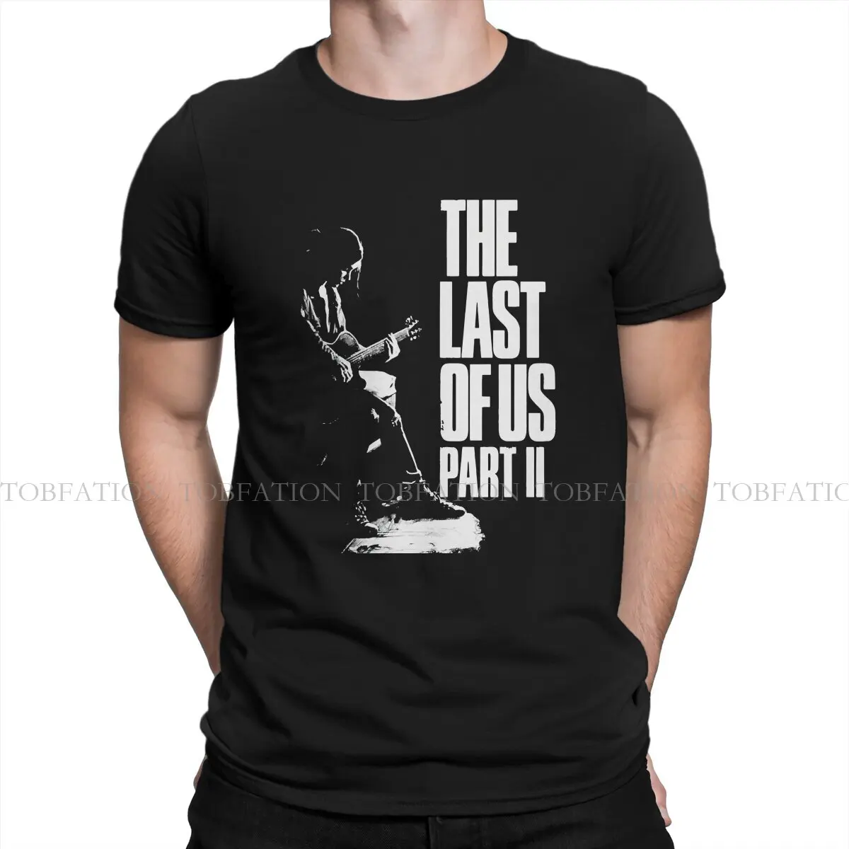 Part 2 Hipster TShirts The Last of Us Game Male Style Pure Cotton Streetwear T Shirt O Neck Oversized