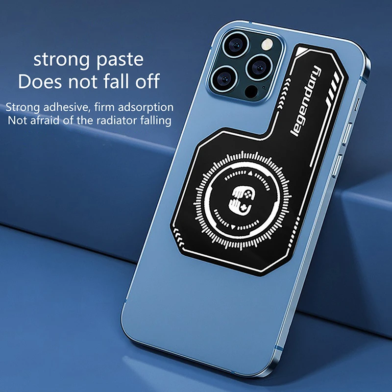 Reusable Magnetic Suction Mobile Phone Cooler Plate Radiator Heat Sink Extend Cooling Area Ultra-thin Cooling Radiating Sticker