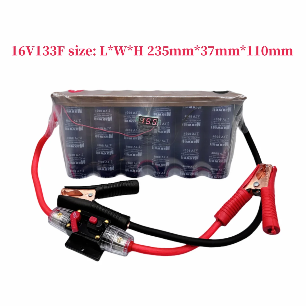 

Maxwell 16V133F Auto Audio Capacitor Super Farah Capacitor Assisted Start Cold Start in Winter