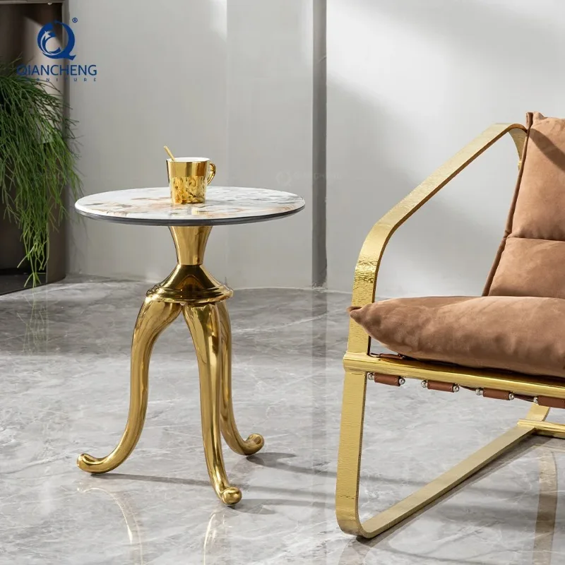 القهوة صالة الشاي الصغيرة المساعدة طاولة جانبية صغيرة Pliante طاولة غرفة المعيشة صالون طاولات القهوة مكتب ميسا أريكة الأثاث المنزل #2