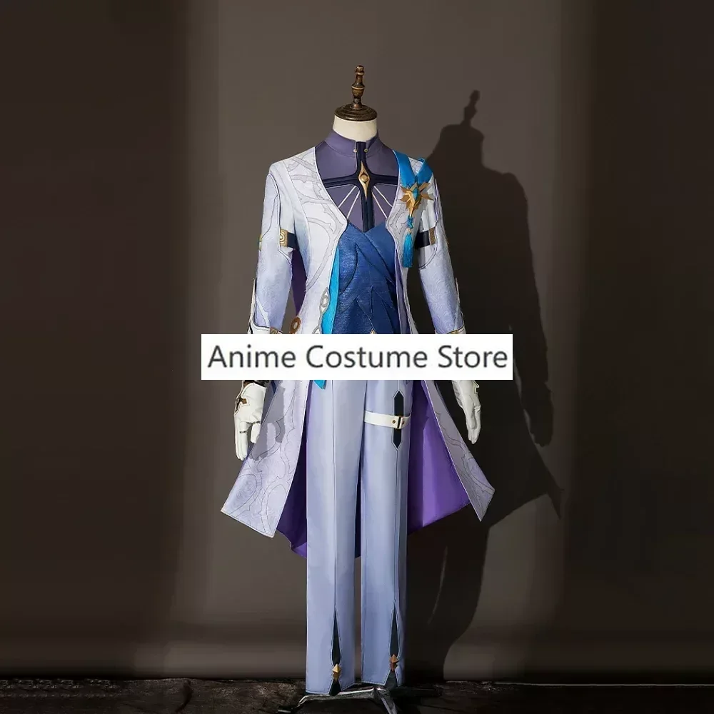 Sunday Cosplay Game Honkai Star Rail Costume Sunday Party Suit Headwear Wing Wig Cosplay Props for Men Halloween Carnival Comic