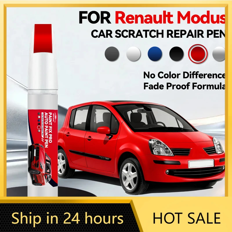 Caneta de pintura automotiva dedicada para renault modus, reparo de arranhões de carro, acessórios automotivos, spray de pintura preta, gadgets para c