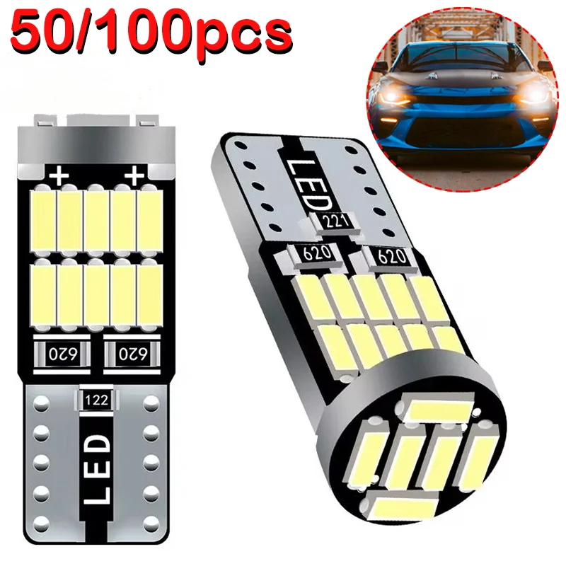 

T10 W5W 194 501 LED License Plate Signal Bulbs Wholesale Hot-selling High Bright Car Interior Light Auto Styling Accessories