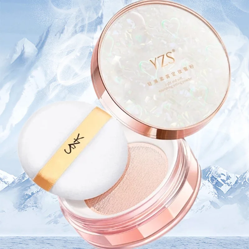 YZS Oil-Control Matte Setting Finish Smooth Loose Powde Setting Powder Cushion Compact Finish Professiona Ventilate Concealer