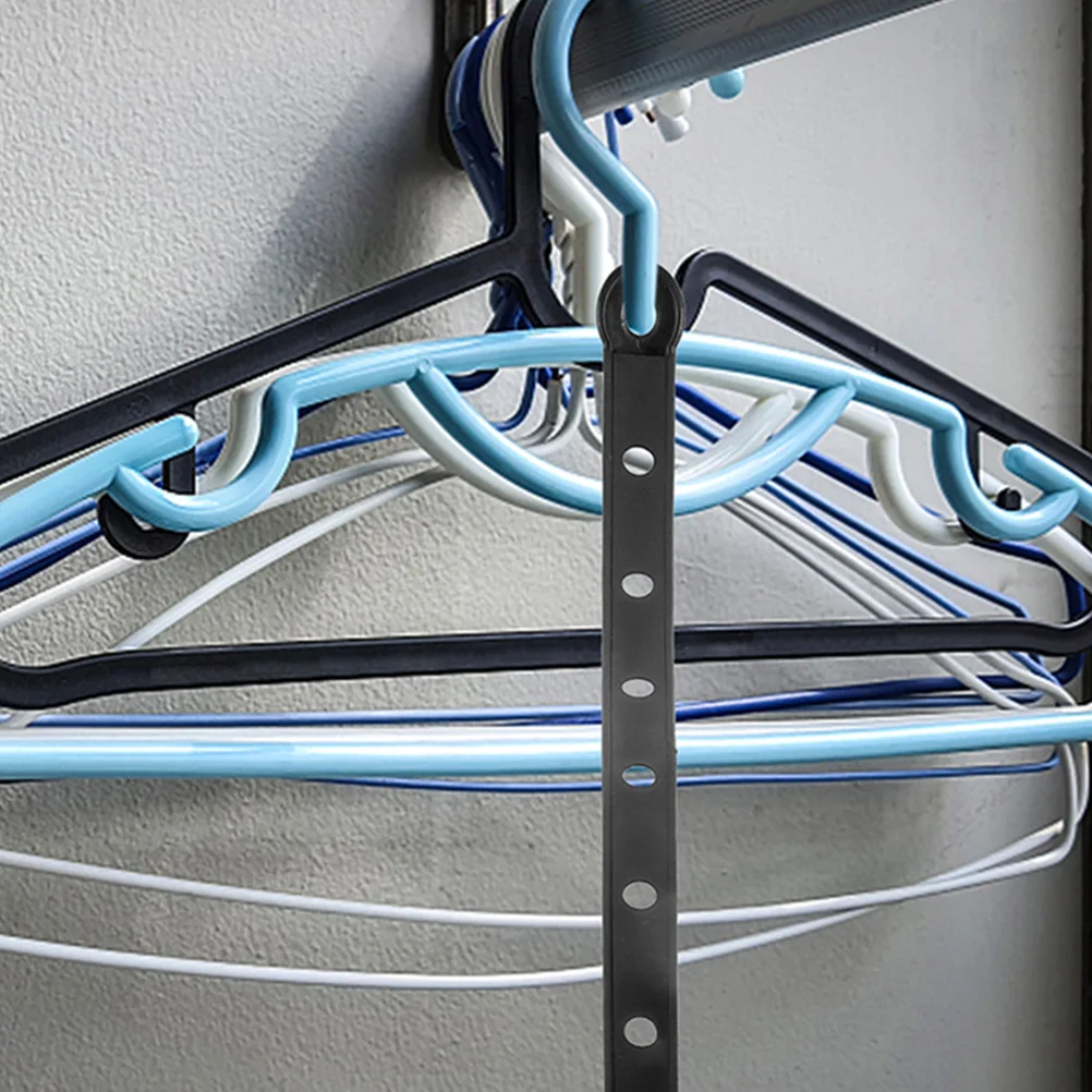 Bandes d'affichage de connexion de cintre, 10 pièces, bandes de cintre en plastique robustes pour les magasins de vêtements, Solution de rangement compacte