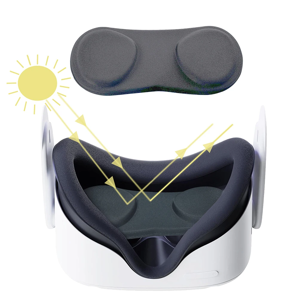 VR غطاء للعدسات المضادة للخدش الغبار عدسة غطاء العدسة استبدال ل ميتا كويست 3S/3/2/Pico4 الترا VR الملحقات