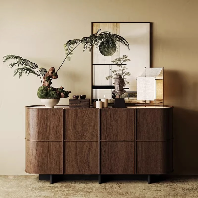 

Wooden Large Storage Cabinet Decoration Beauty Apartments Living Room Cabinets Luxury Entryway Vetrina Soggiorno Home Furniture