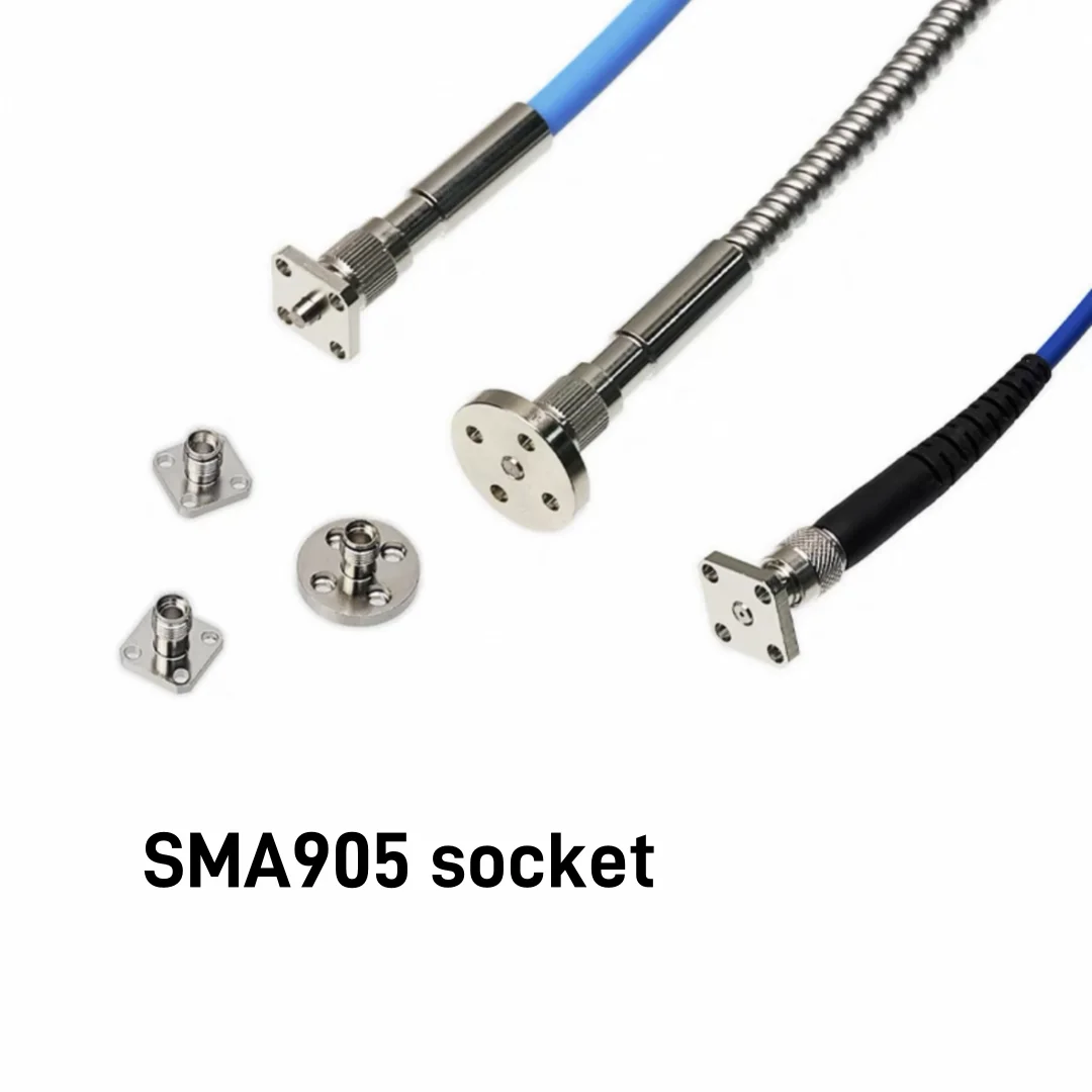 fibre socket for SMA905 adapter 3.18mm 4mm optical seat base black for SMA905 ftth coupler jack Bracket Base
