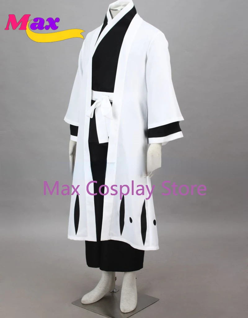 Anime Jushiro Ukitake Cosplay Fantasias para Homens e Mulheres, Peruca de Halloween, Roupas Tamanho Personalizado, Max Cos