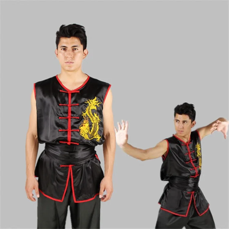 Chinese Tai Chi Uniform Kungfu Outfit Taijiboxing Suit Practicing Clothes Summer Adults