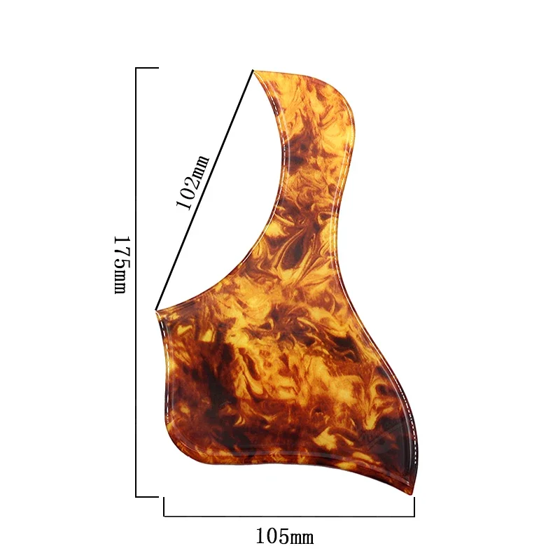 Acoustic Guitar Pickguard Thickened 2mm Self Adhensive Pickguard for  Guitar Replacement parts