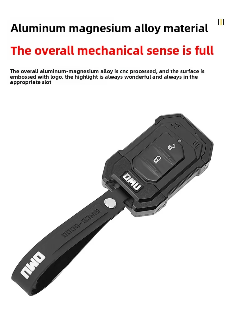 OMU مفتاح قذيفة خاص 18-24 رانجلر JL المصارع تعديل مفتاح السيارة قذيفة الغطاء الواقي 4xe مفتاح قذيفة #4