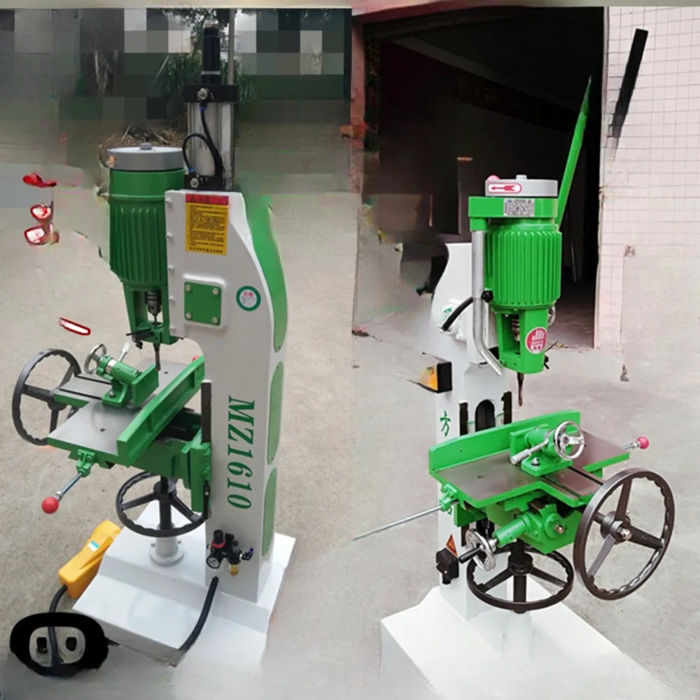 Square eye drilling, carpentry tenoning machine, woodworking machinery, square hole drilling, imitation Mars carpentry square ey