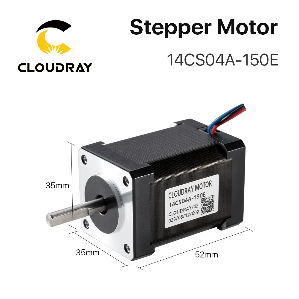 Cloudray Nema 14 2-Phase Open Loop Stepper Motor 35mm 0.4N.m 1.5A for CNC DIY 3D Printer