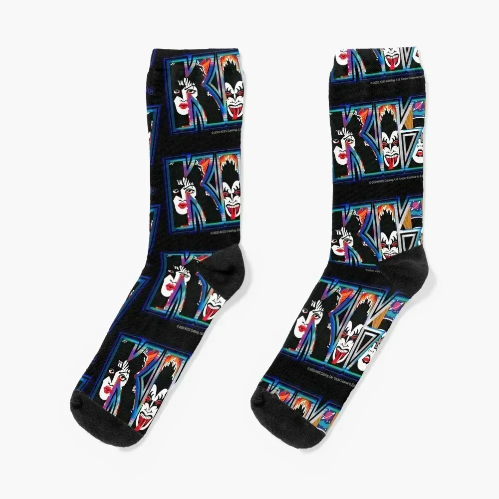 KISS ? rock music band - Rock and Roll Over Style 1 Socks gym Climbing shoes halloween Men Socks Women's