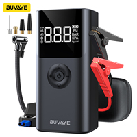 BUVAYE 4 In 1 2500A Car Jump Starter 150PSI Air Pump 12V Battery Booster for 8.0L Gasoline and 6.0L Diesel Engines