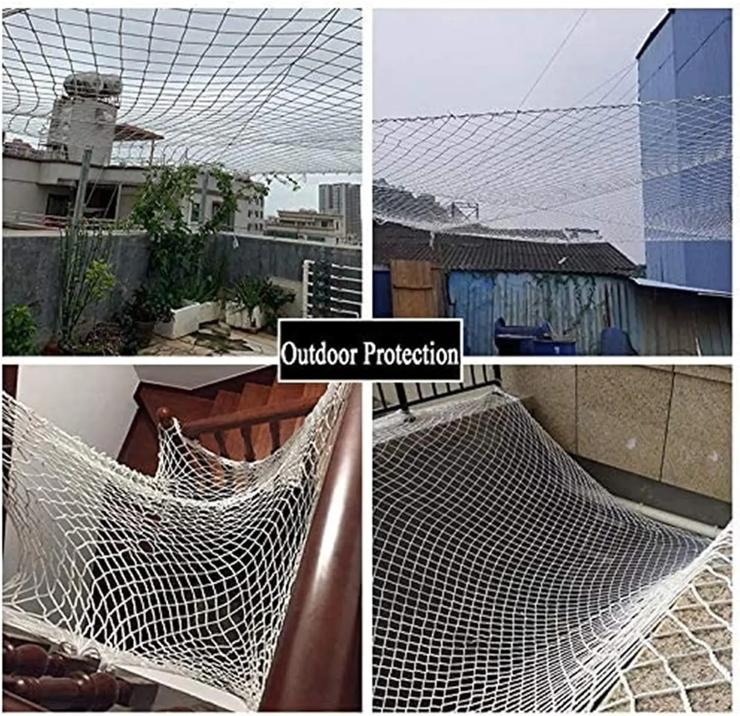 Heavy Duty Nylon Railing Stairs Netting Children Safety Net Building Anti-Falling Safety Net Balcony Security Guard for Kids Pet - Image 4