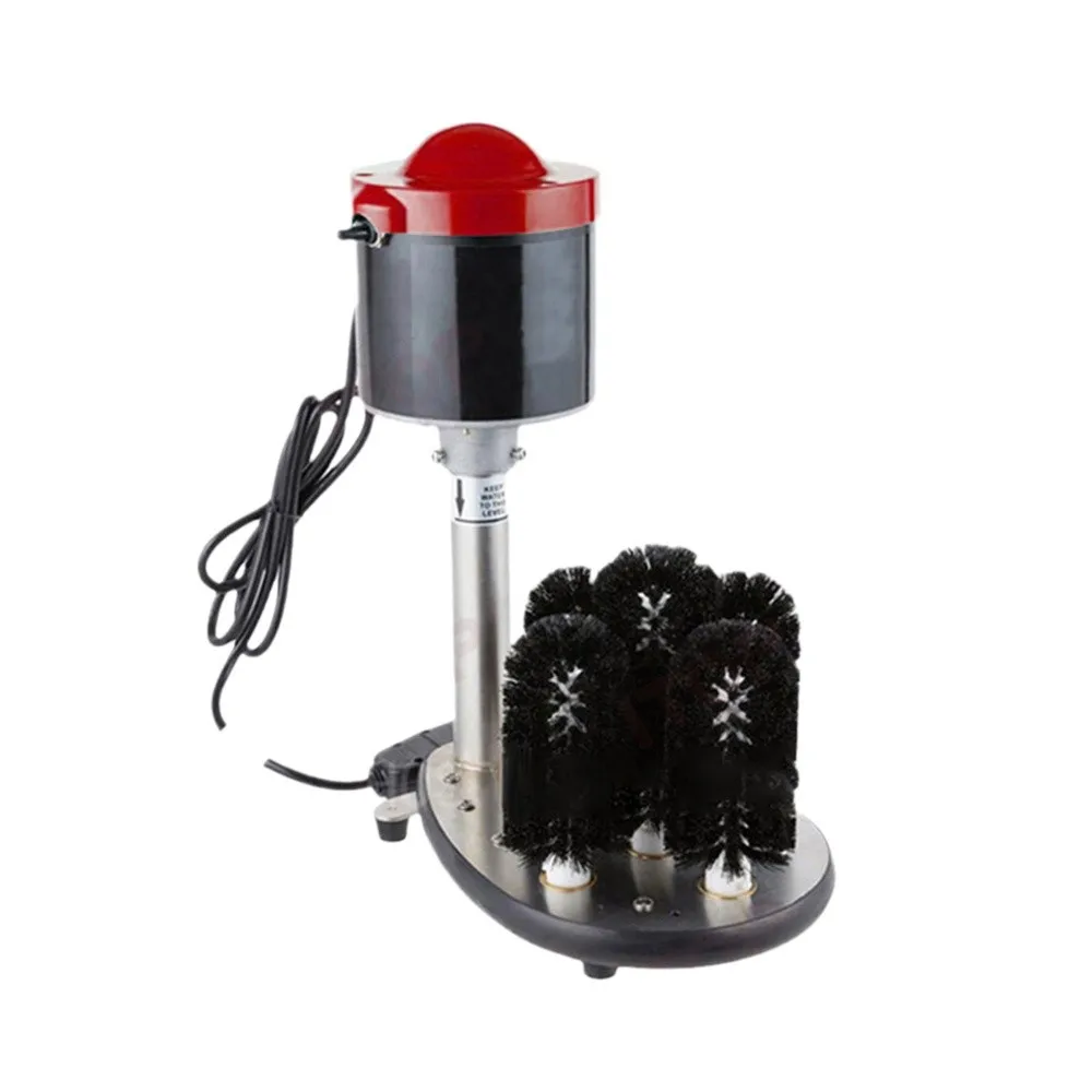 Commercial electric cup washer coffee wine glass mug fast five-head  washer waterproof automatic  washer