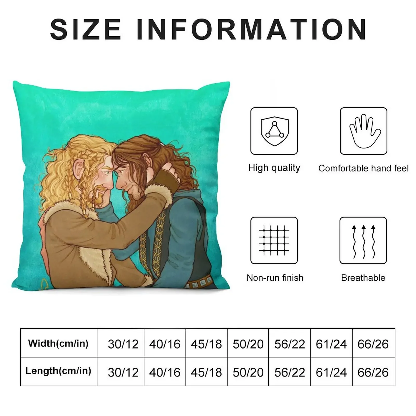 Durin Brothers Throw Pillow Luxury Pillow Case Christmas Pillow Covers Cushion Covers For Living Room